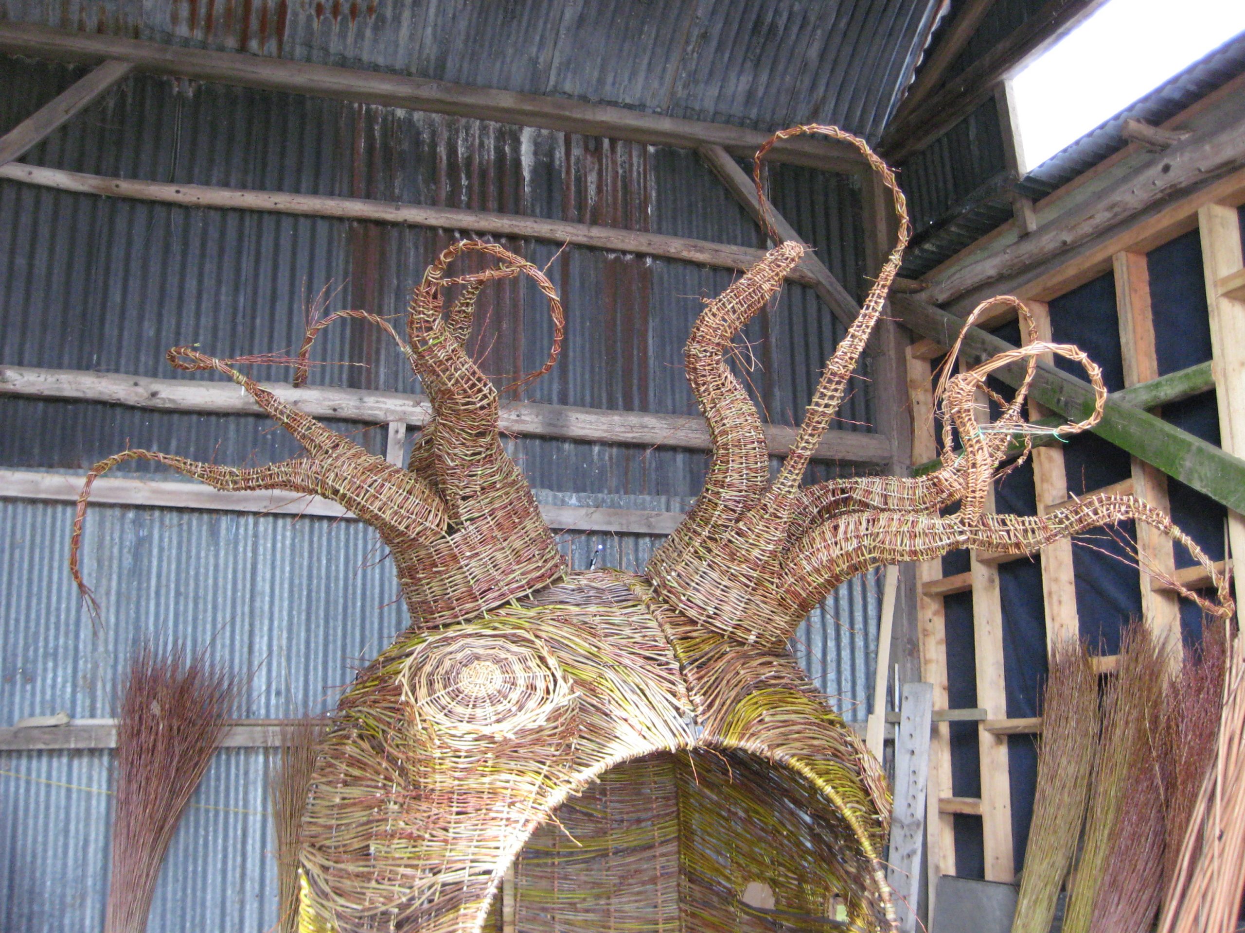 Theatr na nÓg willow scenery