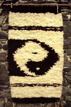 Ying Yang design rug